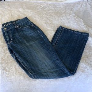 INC CURVY FOT BOOT LEG DENIM